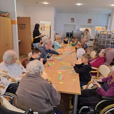 Jarní tvoření s dětmi ze školky