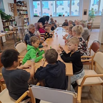 Jarní tvoření s dětmi ze školky