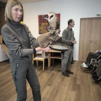 Návštěva sov ze záchranné stanice Panthea 