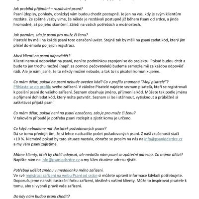 Zapojili jsme se do projektu Psaní od srdce!