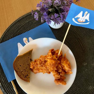 Příprava Luisianského kuřete a přednášk